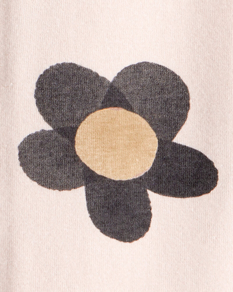 Toddler Girl Floral Cotton Flare Active Pants, image 3 of 4 slides