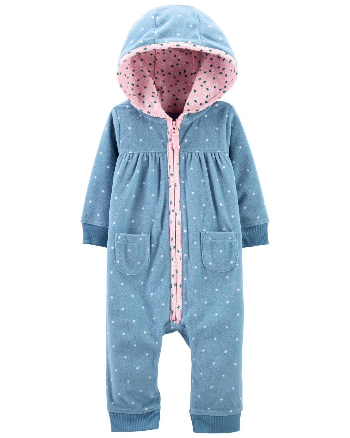 Blue Fox ZipUp Fleece Jumpsuit
