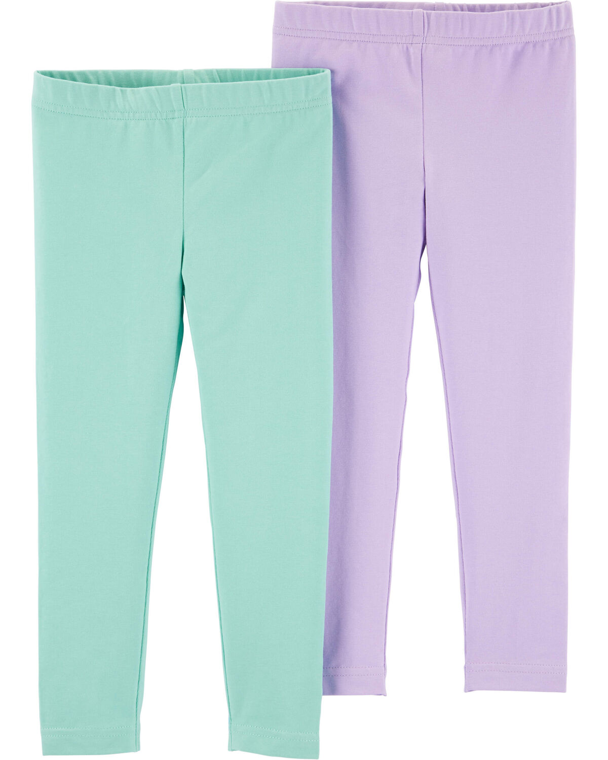 Turquoise/Purple Toddler 2Pack Leggings