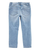 Baby Light Blue Wash Skinny-Leg Jeans, image 2 of 4 slides