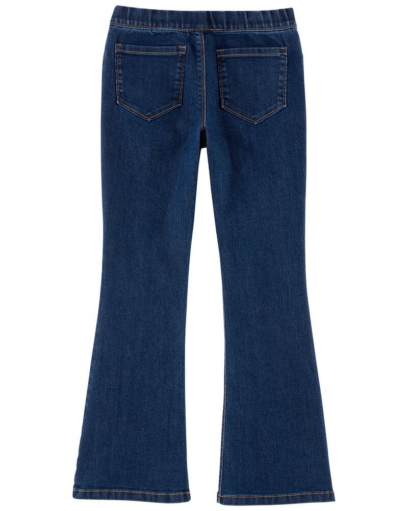 Pull-On Flare Jeans, image 2 of 4 slides