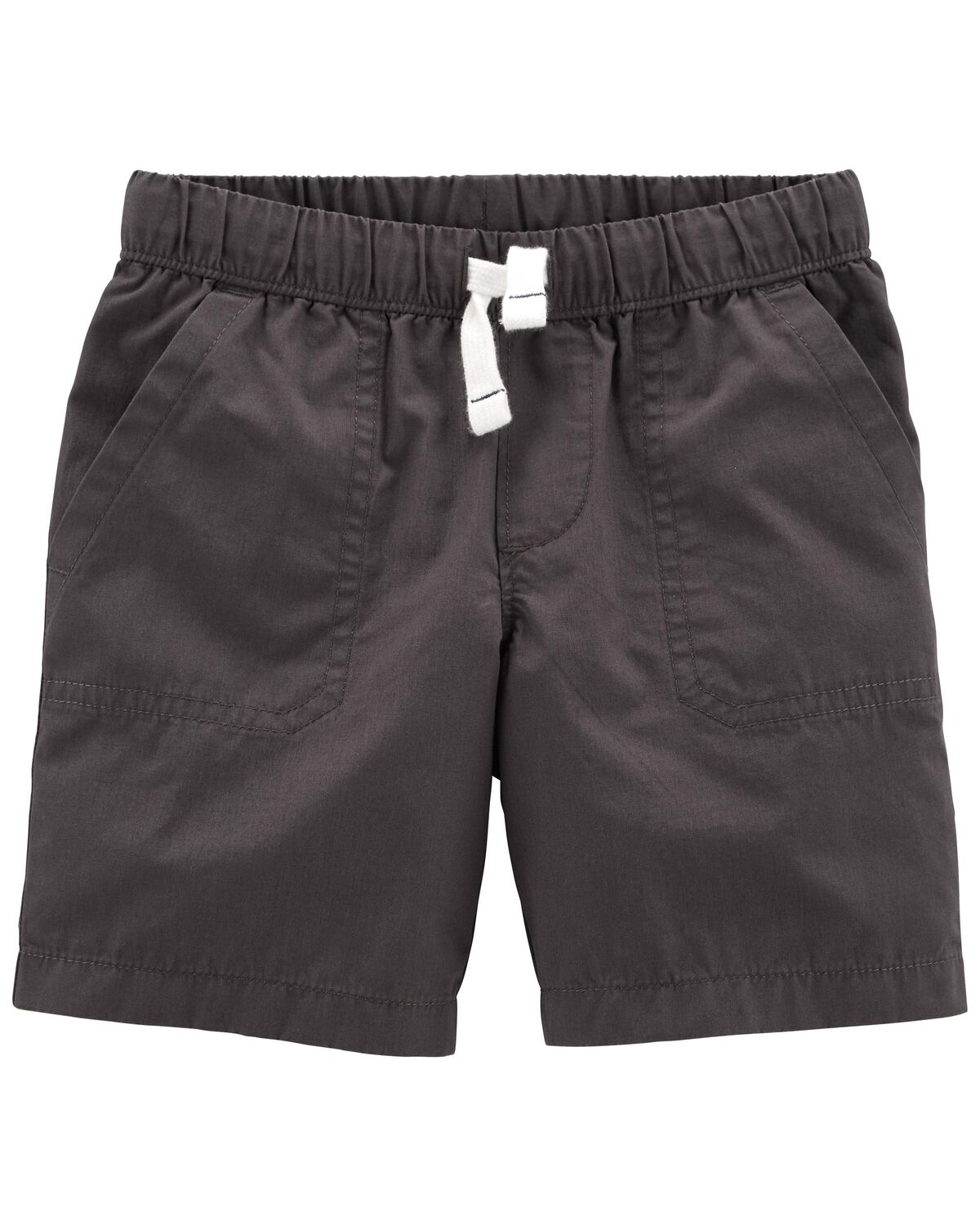 Grey Baby Pull-On Woven Shorts | carters.com