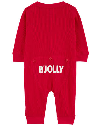 Baby B'Jolly Waffle Knit Jumpsuit, 