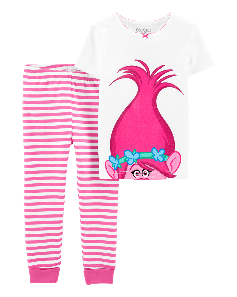 Toddler 2-Piece Trolls™ 100% Snug Fit Cotton Pajamas, image 1 of 3 slides