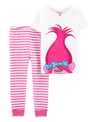 Toddler 2-Piece Trolls™ 100% Snug Fit Cotton Pajamas, image 1 of 3 slides