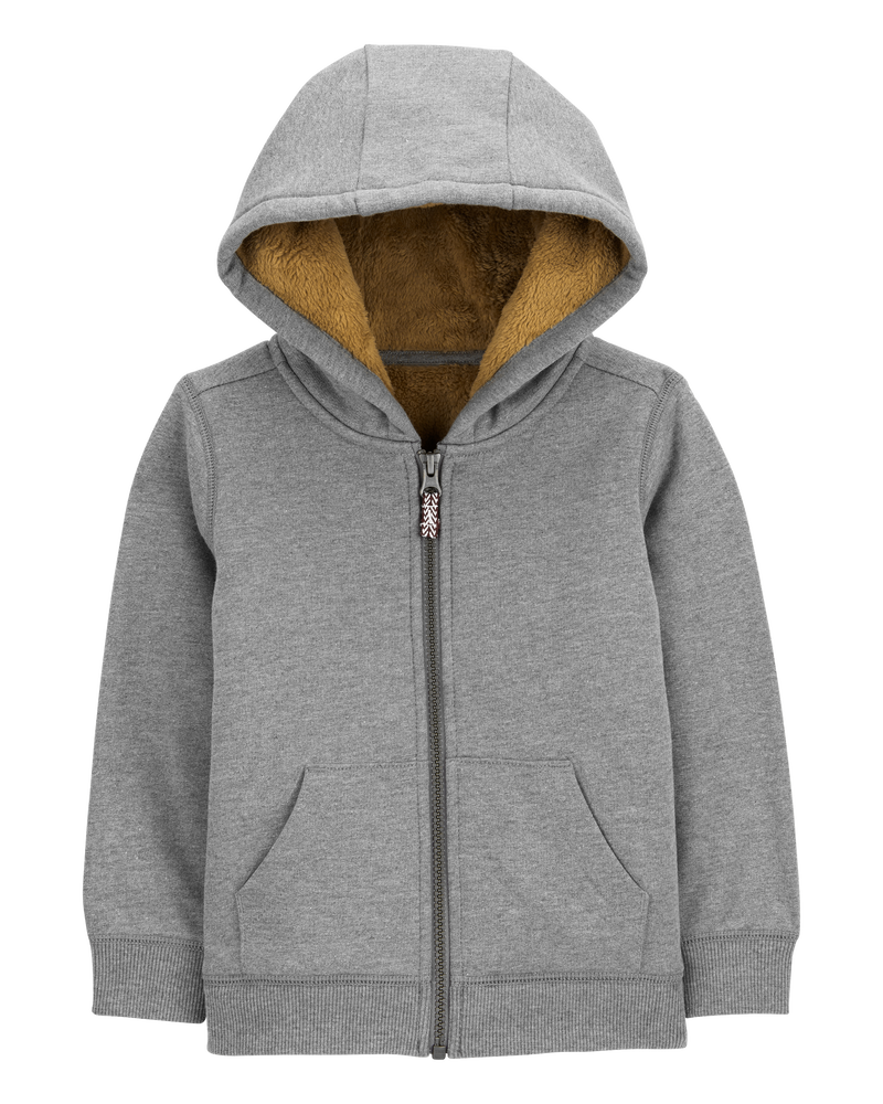 Baby Zip-Up Fleece Hoodie, image 1 of 3 slides