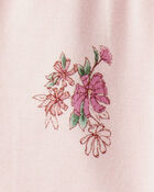 Baby Girl 2-Pack Deer & Floral Print PurelySoft Pull-On Pants - Burgundy/Pink, image 4 of 7 slides