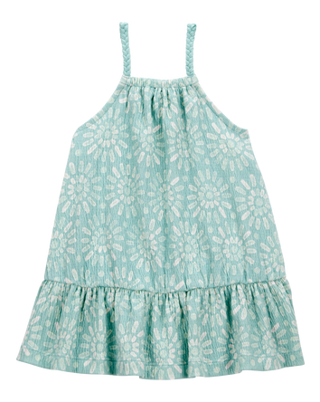 Baby Floral Crinkle Jersey Dress, 