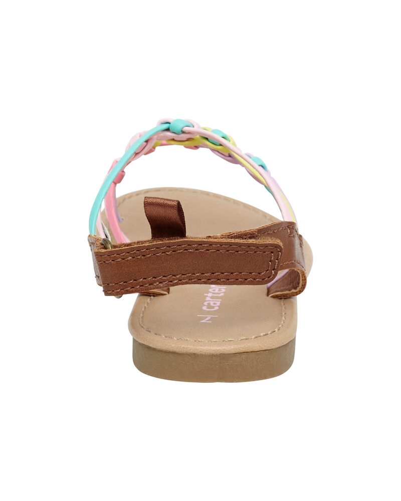 Toddler Rainbow Strap Sandals, image 3 of 6 slides