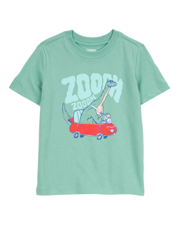 Toddler Dinosaur Short-Sleeve Graphic Tee - Green, 