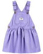 Toddler Tie-Front Jumper Dress, image 1 of 4 slides