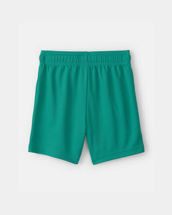 Toddler Boy Mesh Active Shorts - Green, 