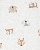 Toddler 4-Piece Woodland Creatures 100% Snug Fit Cotton Pajamas, image 3 of 4 slides