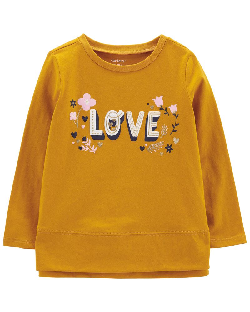 Toddler Love Is The Answer Graphic Tee, image 1 of 2 slides