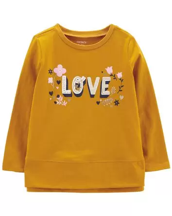 Toddler Love Is The Answer Graphic Tee, 