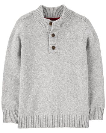 Kid Pullover Cotton Sweater, 