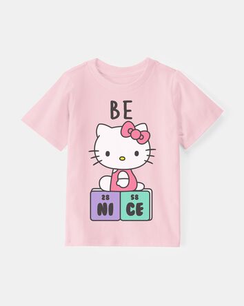 Toddler Girl Hello Kitty® "Be Nice" Short-Sleeve Graphic Tee - Pink, 