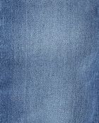 Baby Neutral Knit-Like Denim Overalls - Medium Wash, image 3 of 5 slides