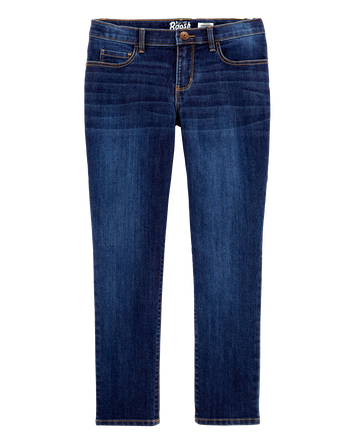 Kid Dark Wash Plus-Fit Skinny-Leg Jeans, 