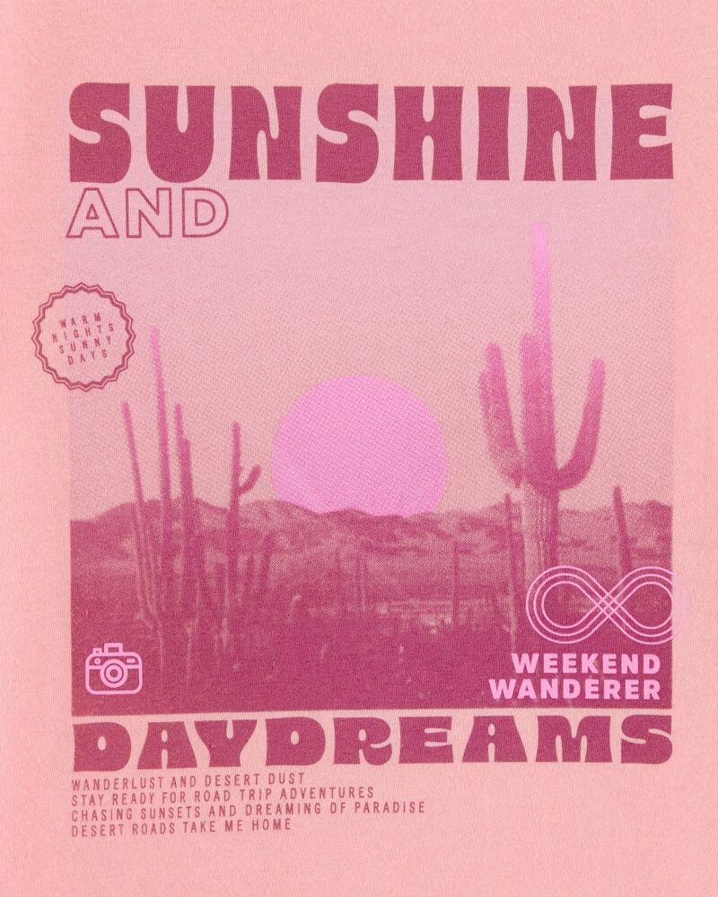 Kid Sunshine Graphic Short-Sleeve Tee - Orange, image 2 of 3 slides