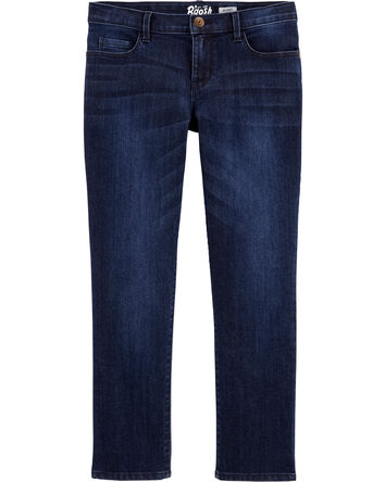 Kid Dark Wash Plus-Fit Skinny-Leg Jeans , 