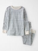 Painterly Stripes - Toddler Organic Cotton Pajamas Set