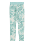 Kid Tie Dye Ribbed Leggings - Blue, image 2 of 4 slides