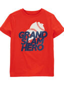 Red - Kid Grand Slam Hero Graphic Tee