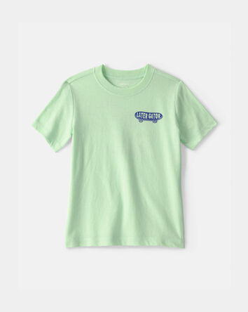 Toddler 'Later Gator' Skateboard Graphic Tee - Green, 