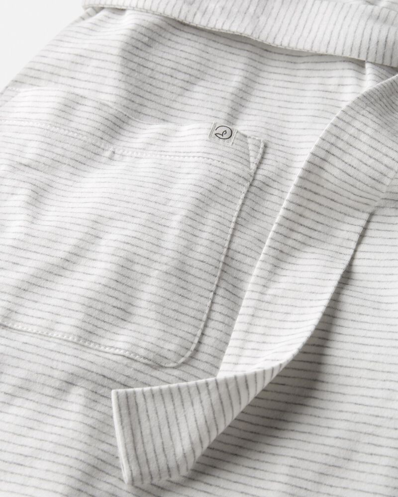 Adult Organic Cotton Jersey Robe, image 3 of 5 slides