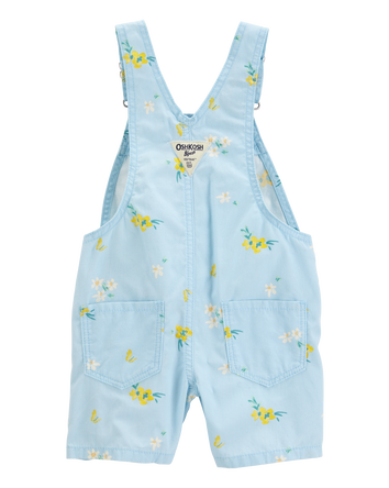 Baby Floral Shortall - Blue, 