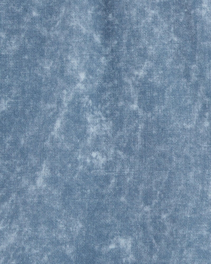 Toddler Solid Pull-On Knit Shorts - Blue, image 5 of 6 slides