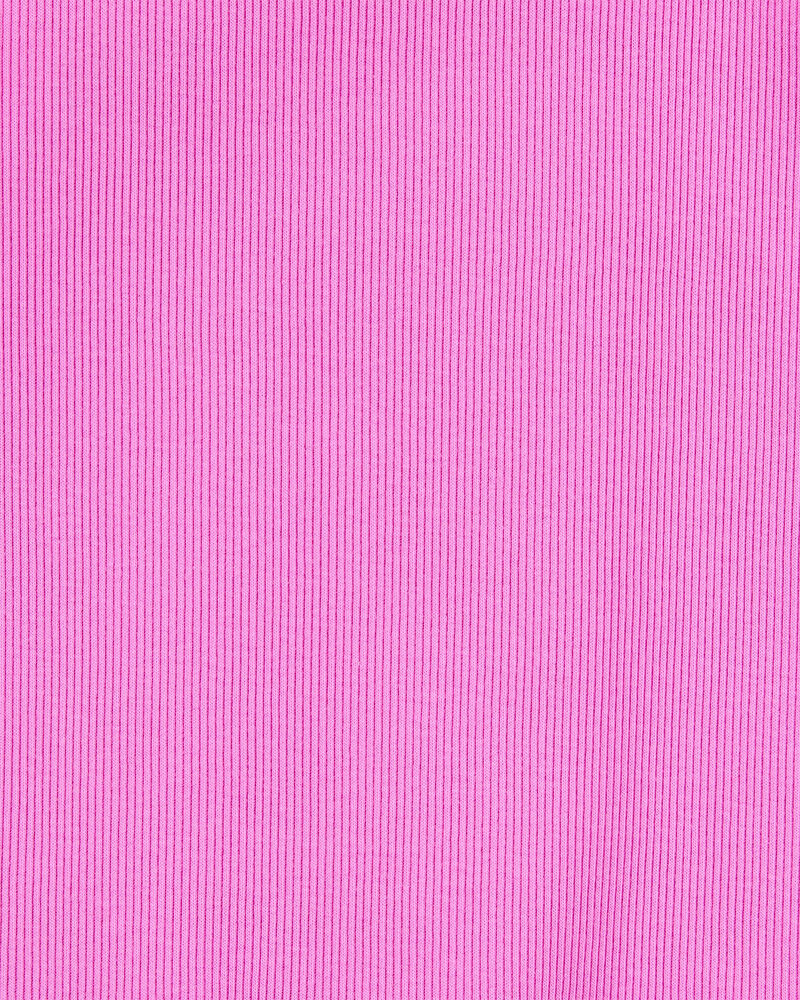 Toddler Ribbed Double Dutch Tank - Pink, image 2 of 3 slides