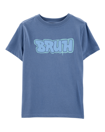 Kid Bruh Short-Sleeve Graphic Tee - Blue, 