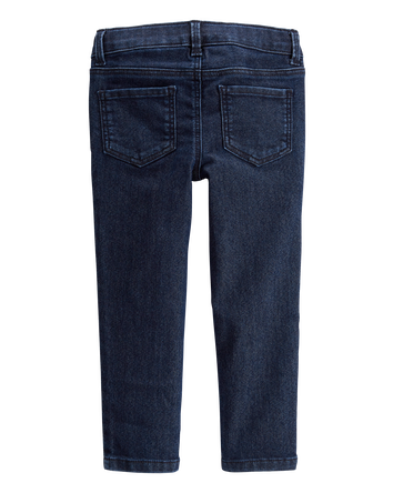 Toddler Dark Blue Wash Skinny-Leg Jeans, 
