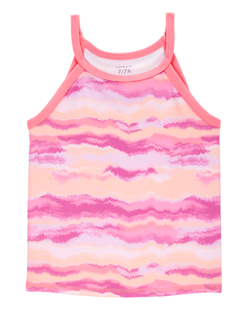 Kid Cloud-Dye Print Sleeveless Tank - Pink, 