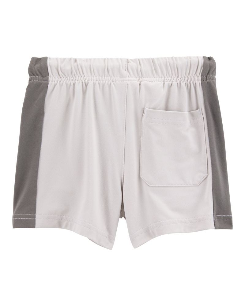 Toddler Colorblock Pull-On Active Shorts - Grey, image 4 of 6 slides