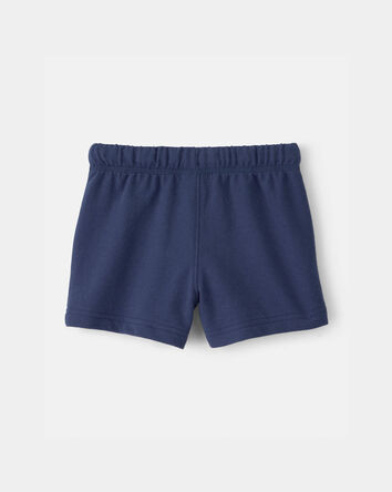 Baby Boy French Terry Shorts - Blue, 