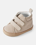 Baby Boy High-Top Casual Sneakers - Beige, image 6 of 6 slides