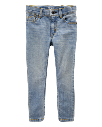 Toddler Sun Faded Light Wash Skinny-Leg Jeans, 