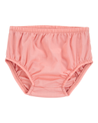 Baby Eyelet Cotton Dress - Pink, image 3 of 5 slides