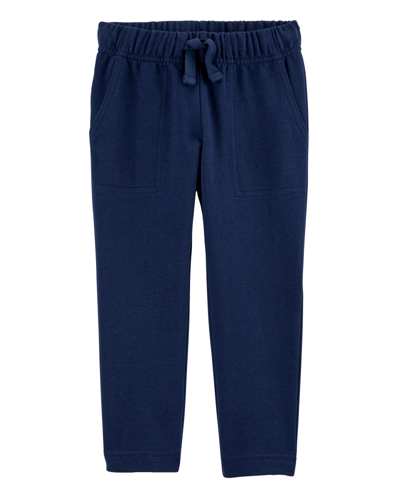 Baby French Terry Pull-On Pants, image 1 of 2 slides