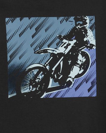 Motorbike Long-Sleeve Graphic Tee, 