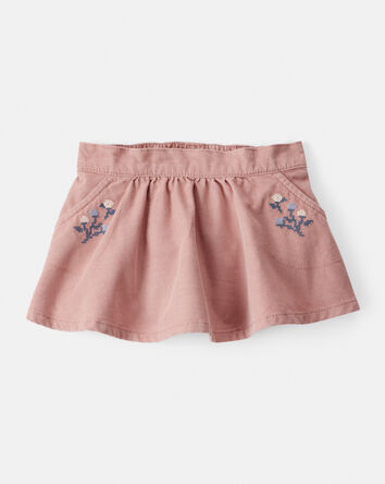Baby Girl Corduroy Skirt - Pink, 