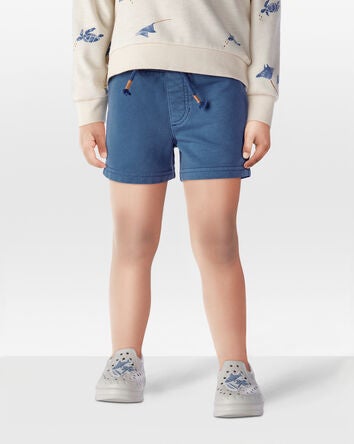 Toddler Pull-On French Terry Rec Shorts - Blue, 