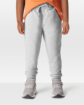 Toddler Pull-On Drawstring Joggers - Grey, 