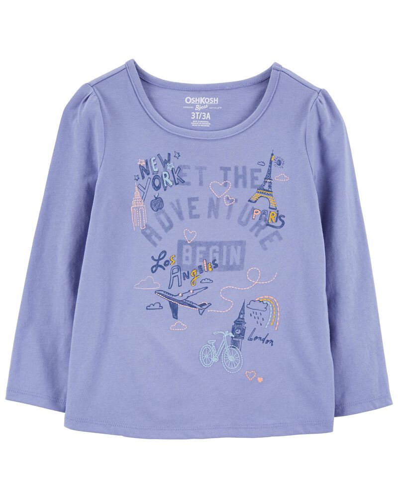 Baby Let The Adventure Begin Graphic Tee, image 1 of 2 slides