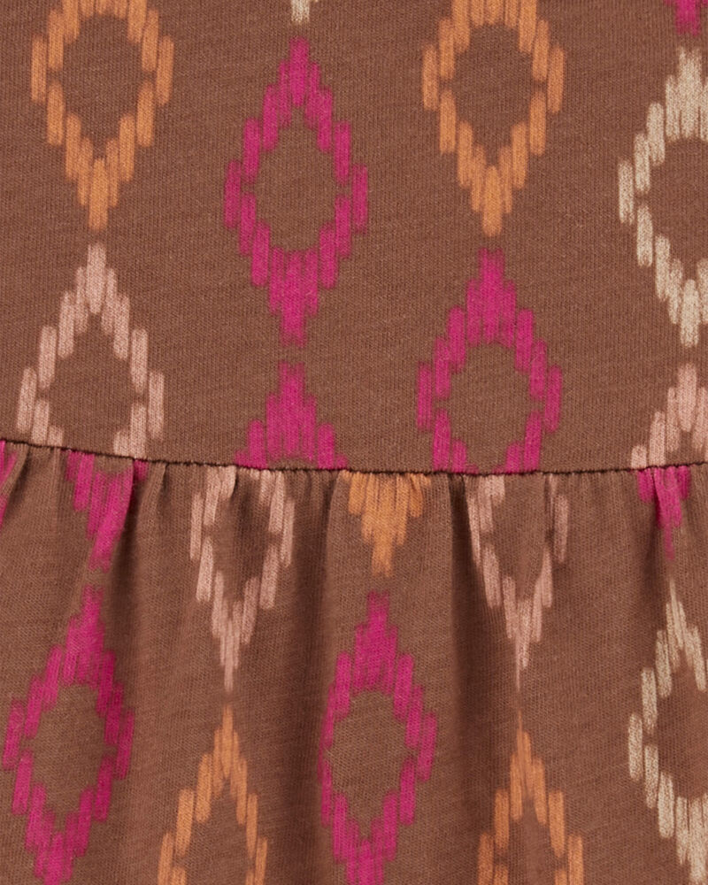 Baby Geo Print Sleeveless Dress, image 4 of 5 slides