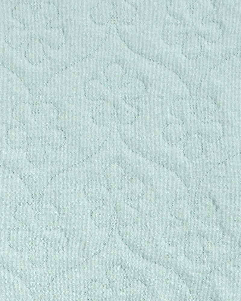 Baby Quilted Cotton Blend Pullover - Green, image 3 of 4 slides