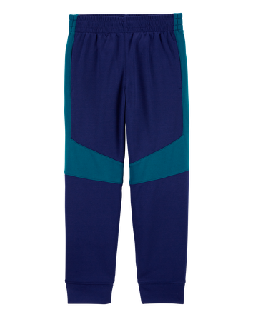 Kid Colorblock Active Mesh Pants - Navy, 
